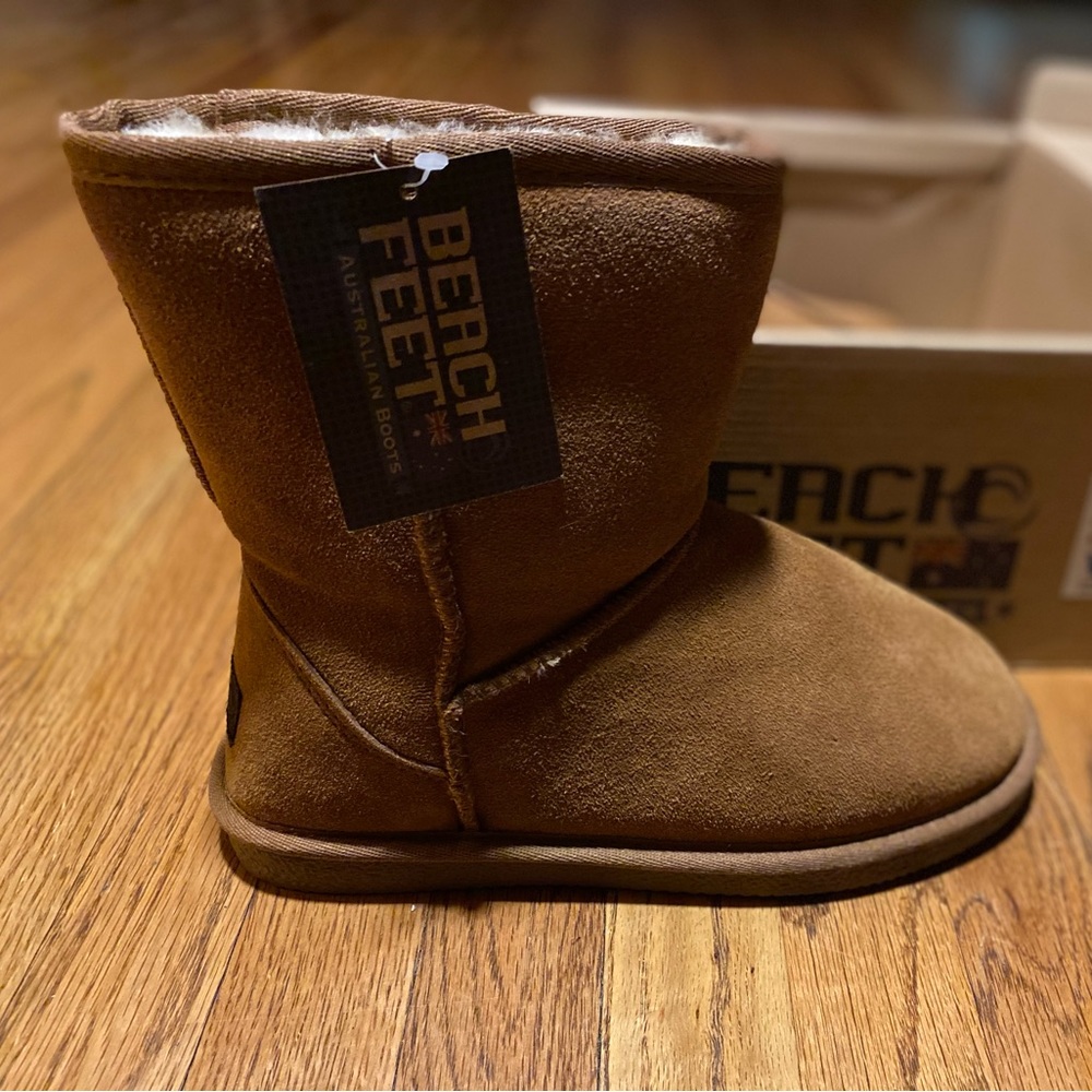 Suede Sherpa Lined Australian Boots size 7 NWT - Picture 7 of 11